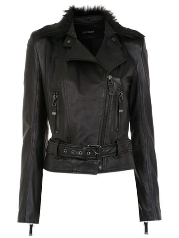 Tufi Duek Leather Jacket - Black