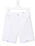 Dondup Kids White Casual Shorts