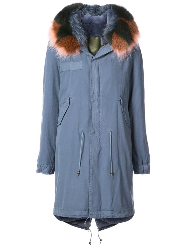 Mr & Mrs Italy Lining Parka - Blue