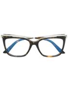 Cartier Cat Eye Glasses - Brown
