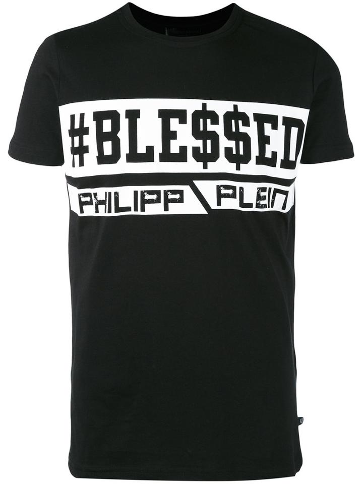 Philipp Plein - Blessed Print T-shirt - Men - Cotton - Xl, Black, Cotton