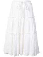 Innika Choo Full Tiered Skirt - White