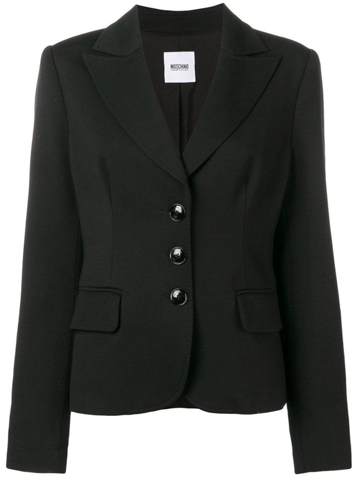 Moschino Vintage 1990's Slim Fit Jacket - Black