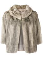 Rewind Vintage Affairs Concealed Fastening Jacket - Grey