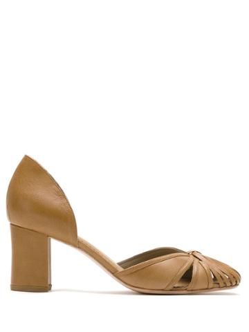 Sarah Chofakian Sarah Leather Pumps - Brown