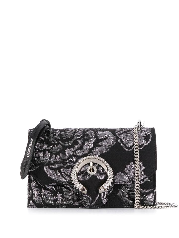 Jimmy Choo Mini Paris Crossbody Bag - Black