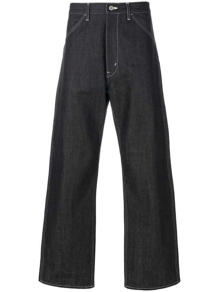 Junya Watanabe Comme Des Garçons Man Loose Fit Jeans - Blue