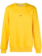 Helmut Lang Taxi Print Sweater - Yellow & Orange