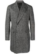 Barba Formal Knit Coat - Grey
