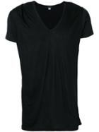 Unconditional Pleated Shoulder T-shirt - Black