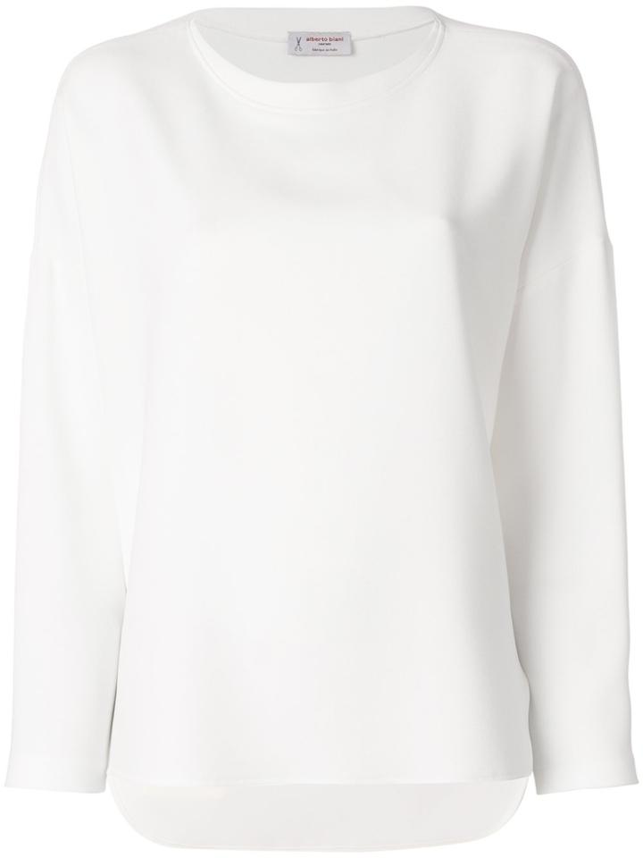 Alberto Biani Long Sleeve Top - Nude & Neutrals