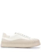 Jil Sander Platform Low-top Sneakers - Neutrals