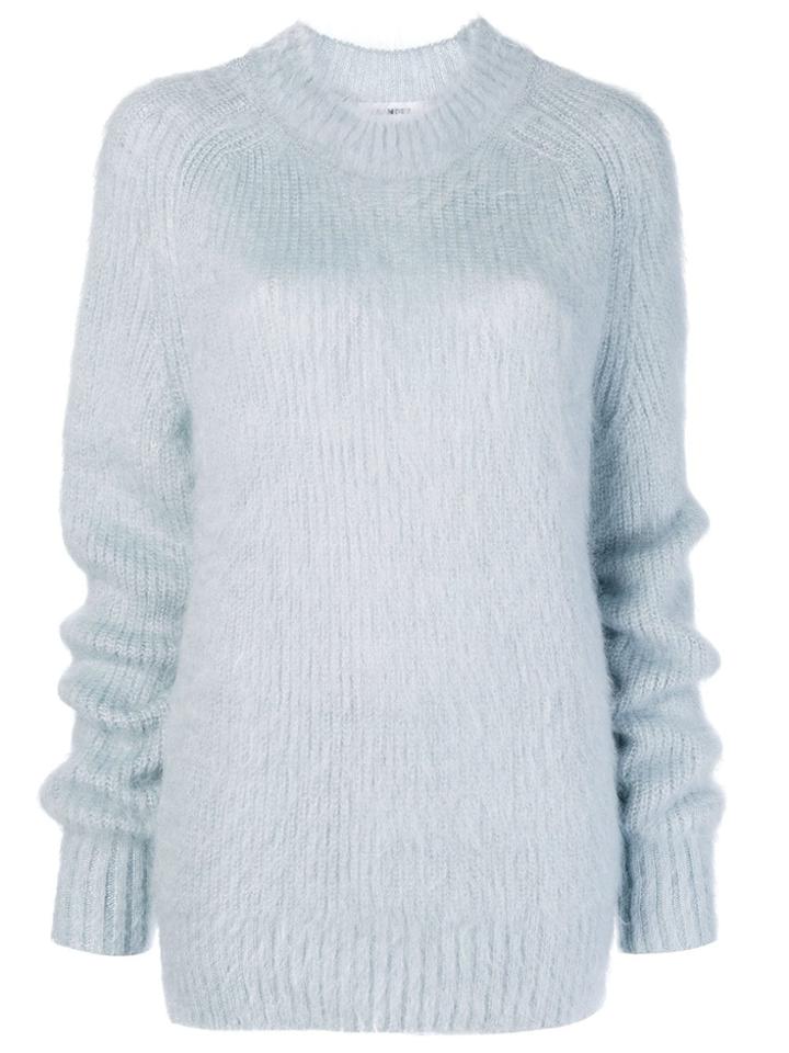 Jil Sander Fuzzy Knit Sweater - Brown