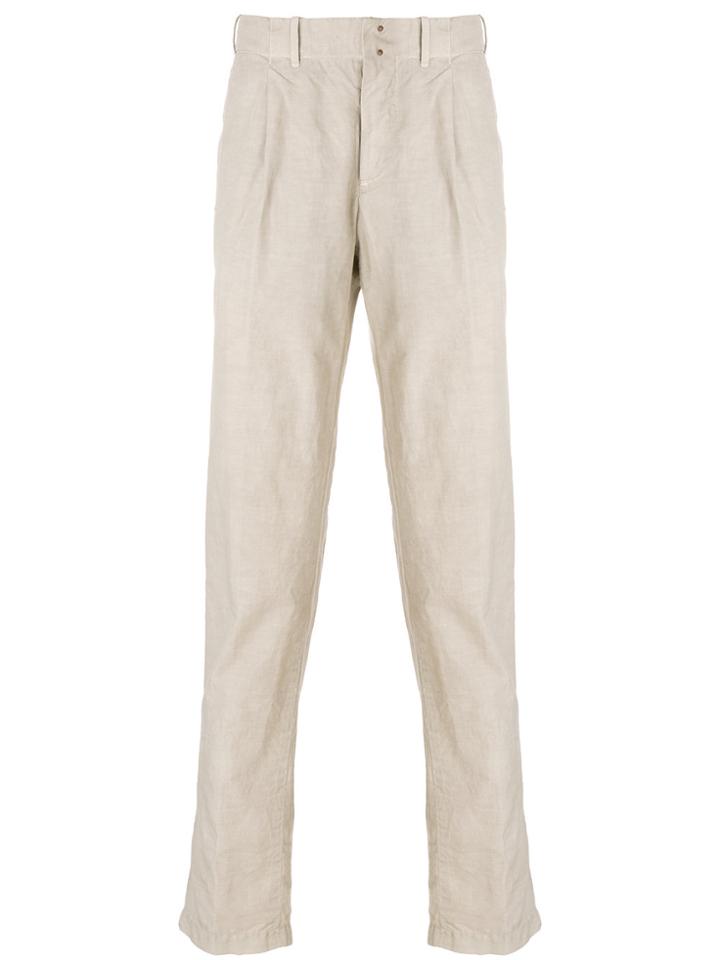 Incotex Classic Slim-fit Trousers - Brown