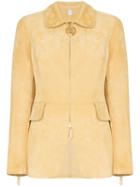 Burberry Tiverton Zip-front Jacket - Yellow