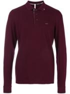 Sun 68 Fitted Polo Top - Red