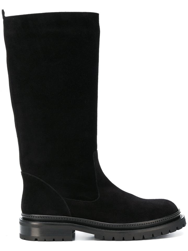 L'autre Chose Mid-calf Length Boots - Black