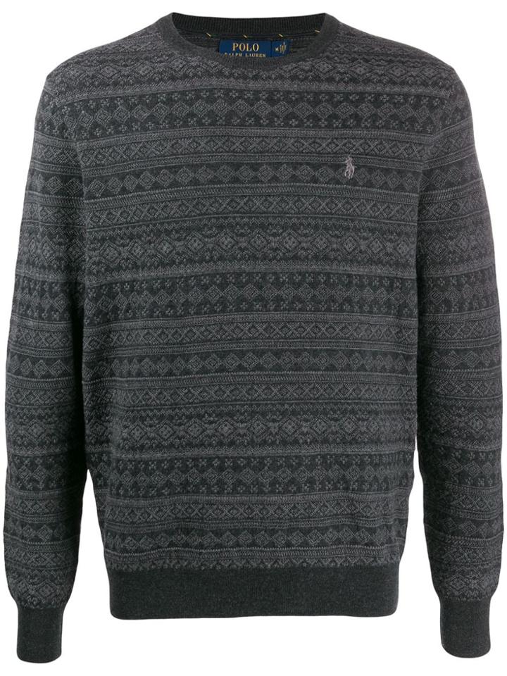 Ralph Lauren Round Neck Jumper - Grey