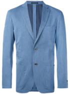 Patch Pocket Blazer - Men - Cotton/cupro/viscose - 56, Blue, Cotton/cupro/viscose, Corneliani
