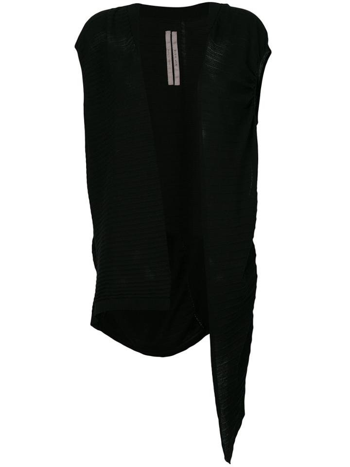 Rick Owens Abstract Cardigan - Black