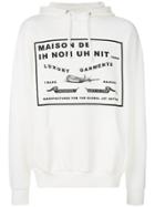 Ih Nom Uh Nit Oversized Slogan Hoodie - White