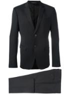 Emporio Armani Classic Formal Suit, Men's, Size: 48, Black, Virgin Wool/cupro