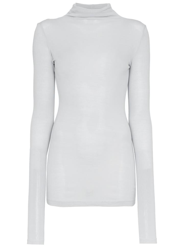 Unravel Project Roll Neck Sweater - Grey
