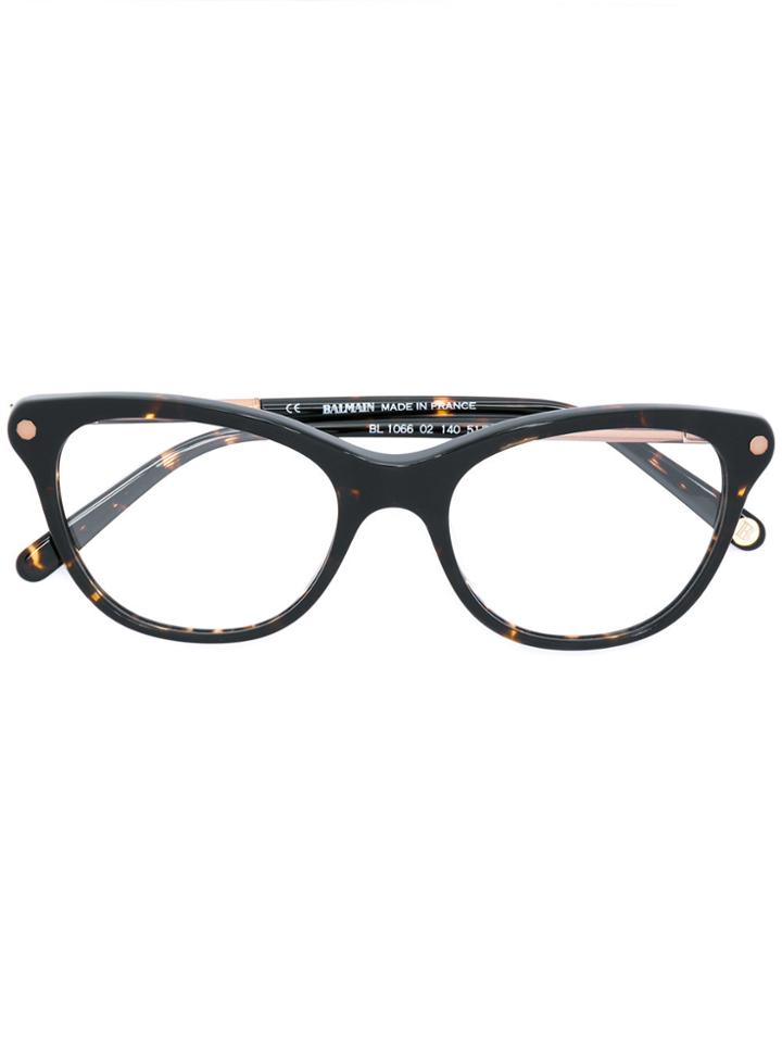 Balmain Tortoiseshell Glasses - Black