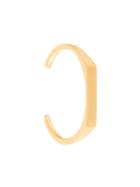 Edge Of Ember Gold Cuff, Women's, Metallic, 18kt Gold Plated Brass