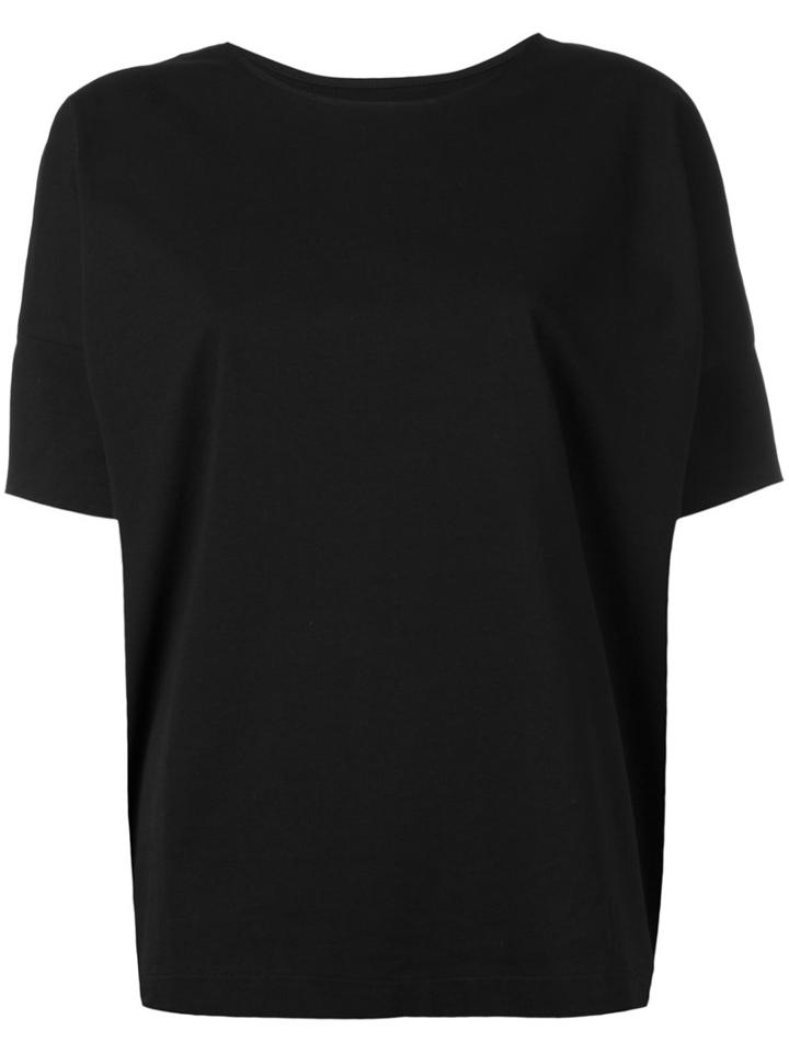 Lemaire - Boxy T-shirt - Women - Cotton - L, Black, Cotton