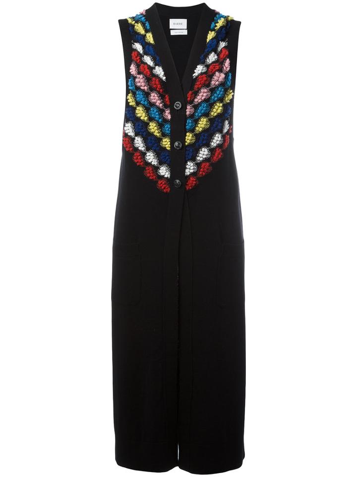 Barrie Sleeveless Cardi-coat, Women's, Size: Small, Black, Cashmere