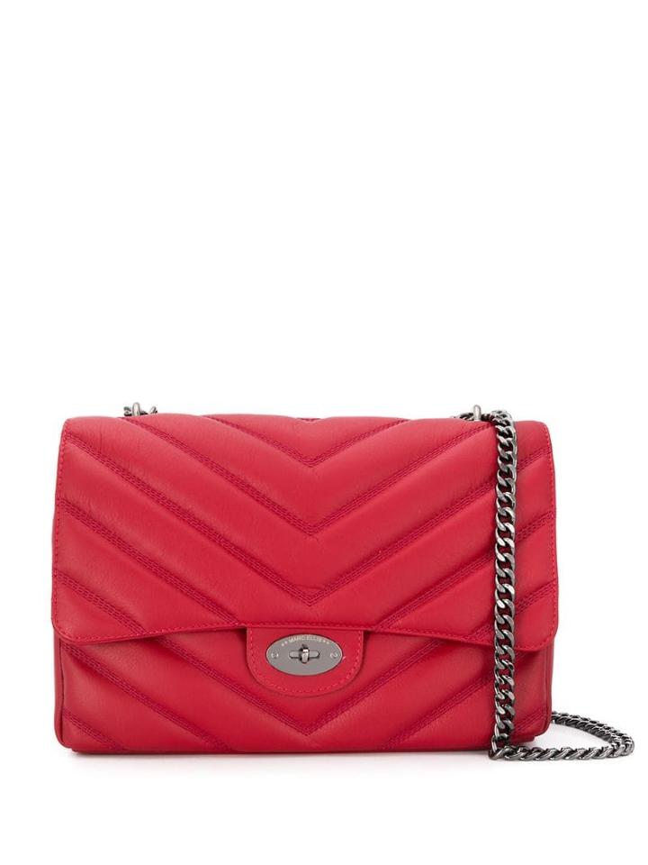 Marc Ellis Quilted Effect Shoulder Bag - Red