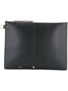 Joseph Top Zip Clutch - Black