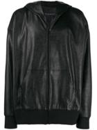 Alchemy Hooded Zip-up Jacket - Black