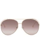 Fendi Eyewear Run Away Sunglasses - Pink & Purple