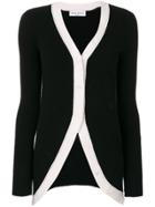 Sonia Rykiel Contrast Colour Button Cardigan - Black