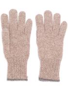 Brunello Cucinelli Cashmere Gloves - Brown