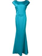 Zac Zac Posen 'irina' Dress, Women's, Size: 0, Blue, Nylon/spandex/elastane/acetate