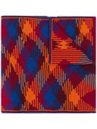 Missoni Checked Pattern Scarf - Red