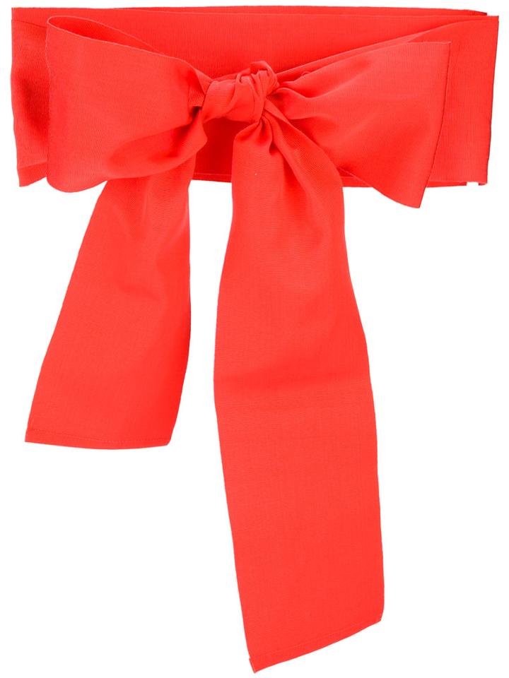Sara Roka Elasticated Belt, Women's, Red, Cotton/viscose