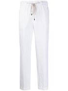 Peserico Drawstring Trousers - White