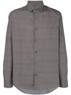 Salvatore Ferragamo Logo Print Shirt - Blue