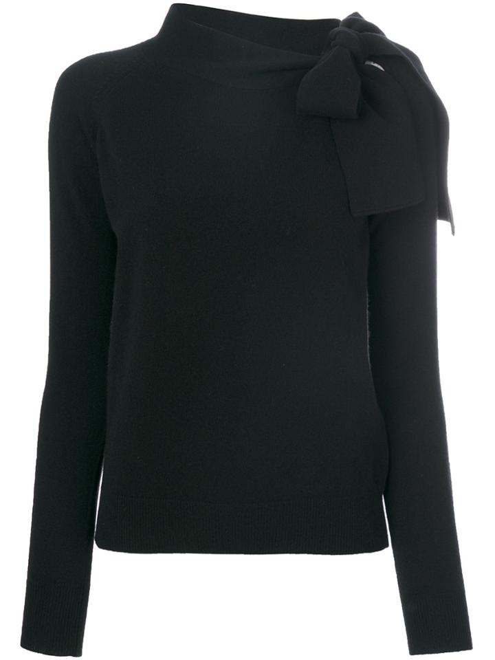Ermanno Scervino Tie-fastening Jumper - Black