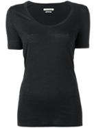 Isabel Marant Étoile Kid T-shirt, Size: Small, Black, Linen/flax