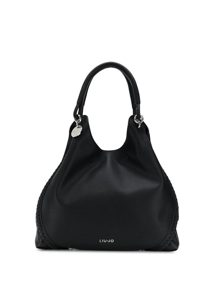 Liu Jo Enchained Romantic Graphism Hobo Bag - Black