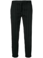 Thom Browne Chenille Banker Stripe Lowrise Skinny Trouser With