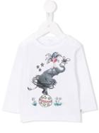 Stella Mccartney Kids - 'georgie Elephant' T-shirt - Kids - Cotton - 6 Mth, White