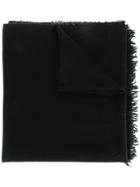 Rick Owens Fine Knit Scarf - Black
