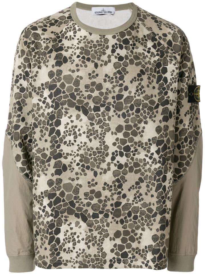 Stone Island Alligator Camouflage Sweatshirt - Nude & Neutrals