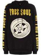 R13 X Alison Mosshart Free Soul Hooded Sweatshirt - Black